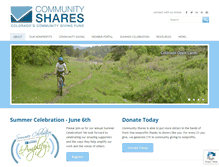 Tablet Screenshot of cshares.org